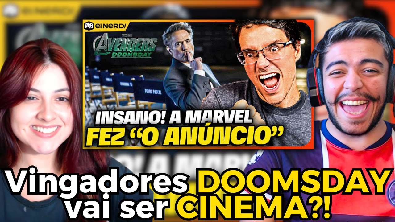 BOMBA! TODOS OS PERSONAGENS DE VINGADORES: DOOMSDAY FORAM ANUNCIADOS (EI NERD)| REACT