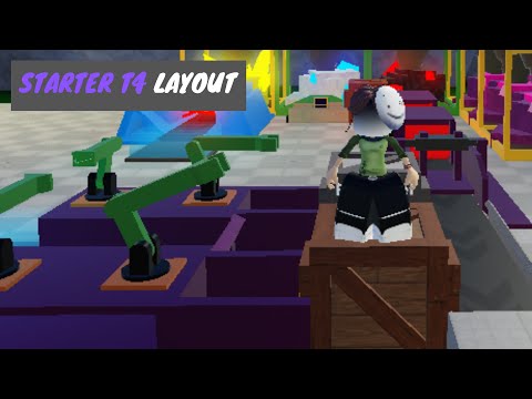 Factory Simulator - Good Starter Tier 4 Layout!!!!!