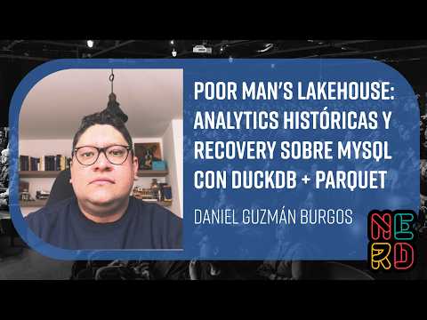 Poor man's lakehouse: analytics históricas y recovery sobre MySQL con DuckDB + Parquet
