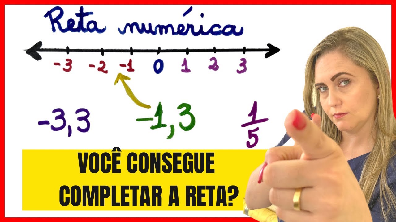 RETA NUMÉRICA!! VOCÊ ERRA E NÃO SABE ONDE?? ENTÃO ASSISTA ESSE VÍDEO!!