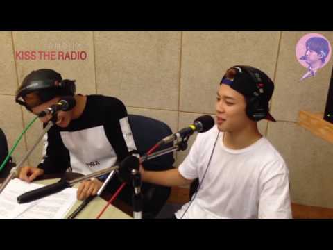 [繁] BTS 제이홉&지민 의 귀여운 댄스 140830 Kiss The Radio/ J Hope JiMin cute dance ''touch my body''