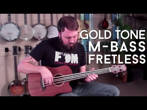Gold Tone Micro Fretless Bass Guitar w/ Gig Bag 