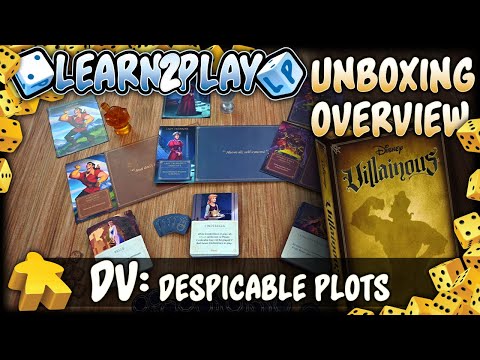 Learn to Play Presents: Disney Villainous Despicable Plots expansion