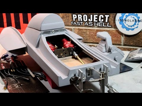 Pt2 Twin Motor Rc Drag Boat Build - Motor & Drive Line Installation - Dual Motor Hydroplane