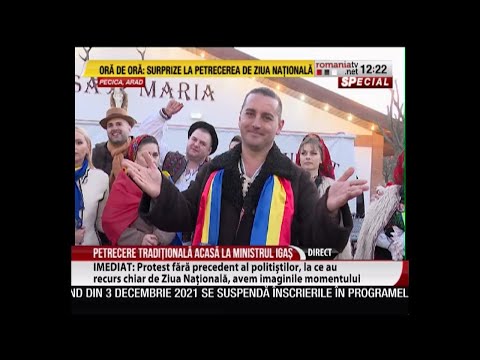 Taverna Pacicană - Pomana Porcului - 1 decembrie 2021 - Intervenție ora 12