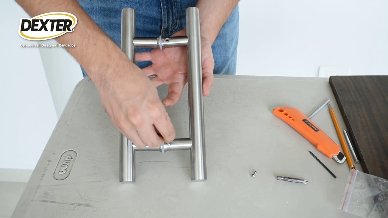 Watch Instalación de Jaladera H para Puerta Now Instalación de Jaladera H para Puerta