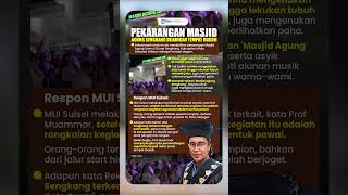 Respons MUI soal Video Pemuda-pemudi Asyik Dugem di Pekarangan Masjid Agung Sengkang, Ini Faktanya