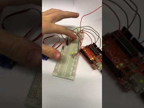 Arduino lab coursework: using Servo motor, light sensor and 2 LEDs ...