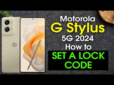 Moto G Stylus 5G How to Set a Passcode and Set Up Fingerprint