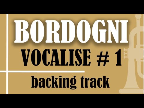 Bordogni - Vocalise #1 (Backing Track)