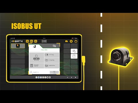 BRTK ISOBLOK system layout demo (with AMAZONE UX6201 sprayer)