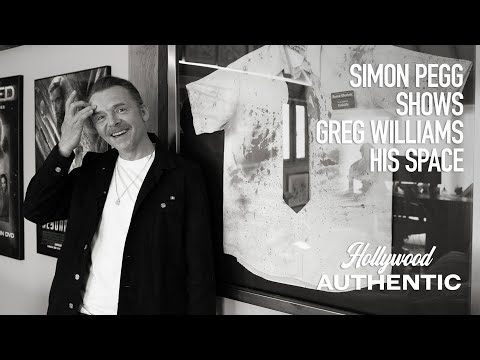 Simon Pegg Shows Greg Williams His Space