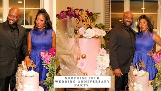 10th Wedding Anniversary Party - The Setup, The Surprise & The Saxophonist | Ghanaian Couple