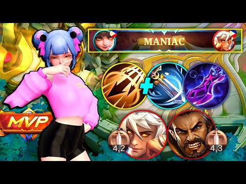 THIS MARKSMAN IS UNDERRATED WITH THIS INSPIRE SPELL | TOP GLOBAL WANWAN BEST BUILD | MLBB