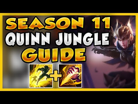 ULTIMATE SEASON 11 QUINN JUNGLE GUIDE (Rank 1 Quinn) - League of Legends