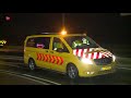 Windmolentransport met lange wieken strandt op afrit A6 bij Lelystad Noord