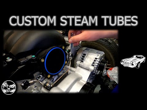LS Swap 12 - Installing Custom Steam Tubes