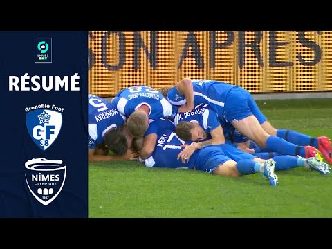 GRENOBLE FOOT 38 - NÎMES OLYMPIQUE (2 - 1) - Résumé - (GF38 - NO) / 2021-2022