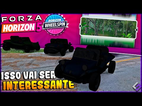 FORZA HORIZON 5 - GOLIAS COM CARRO DE ROLETA