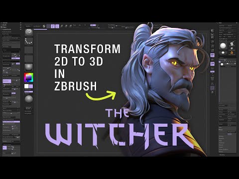 Transform a 2D Concept into a Stylized 3D Character in ZBrush