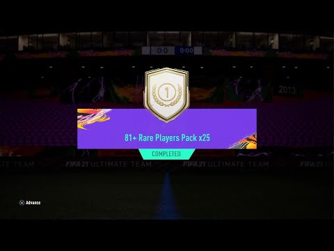 FIFA 21 INSANE 81+ RARE PLAYERS PACK × 25 😱👍