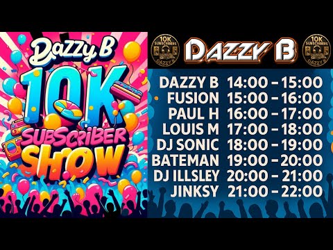 Dazzy B & Friends 10K Subscribers Mix  - 8 Hours Of Bounce - #bounce #donk #ukbounce #vocal#dj #gbx