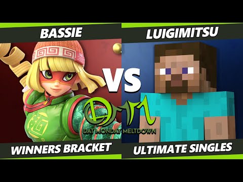 DAT Monday Meltdown 222 - Bassle (Min Min) Vs. Luigimitsu (Steve) SSBU Ultimate Tournament