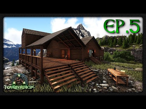 COSTRUIAMO UNA CASA CON LA MOD OZOCRAFT! - Ark Ragnarok ITA - EP.5