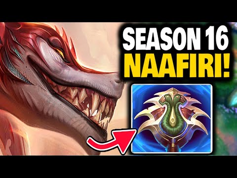 HOW to NAAFIRI jungle in SEASON 16!!!