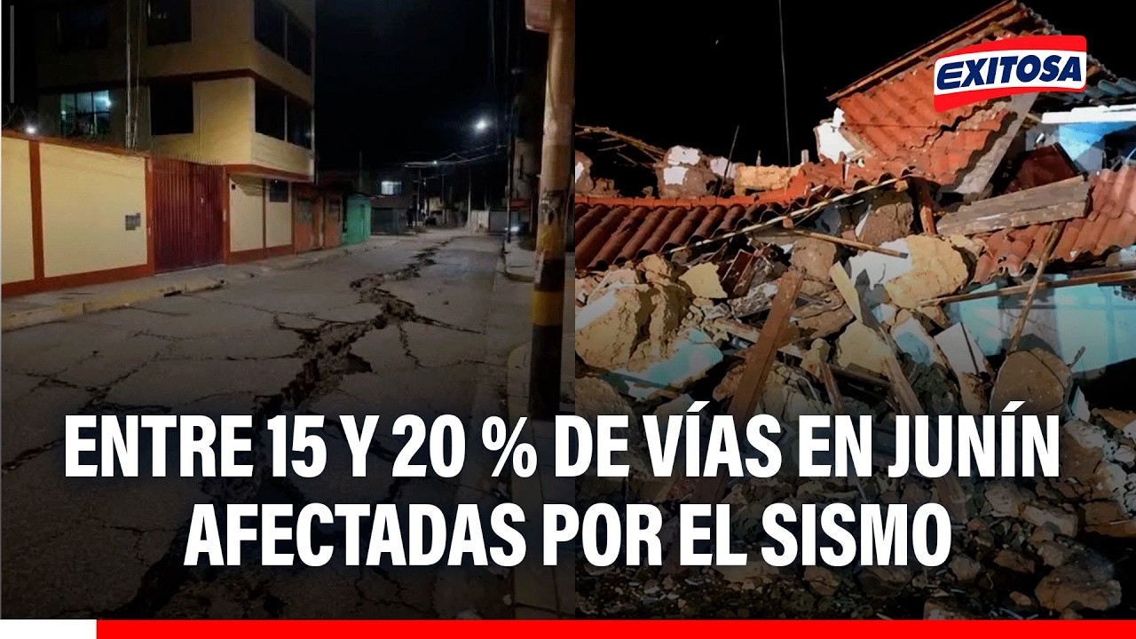 🔴🔵 Carreteras en Junín han sufrido una afectación del 15 o 20 %, señala jefe de INDECI de la región