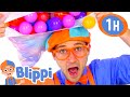Blippi Learns Colors With Colorballs And Machines 1 HOUR OF BLIPPI TOYS