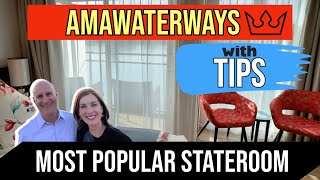 Inside AmaWaterways AmaLucia: Twin Balcony Rhine River Cruise Stateroom Tour with Tips