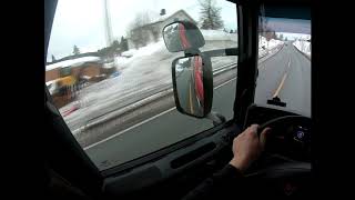 preview picture of video 'E16 Norway. POV driving Scania R420'