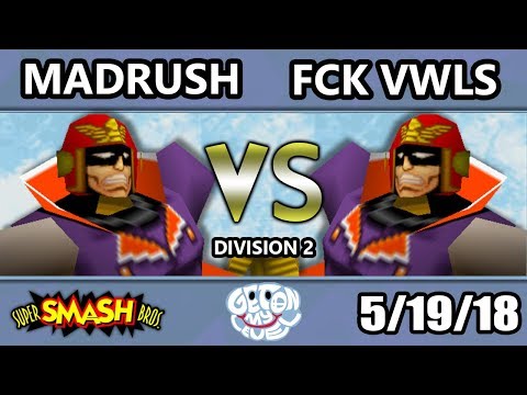 GOML 2018 - Madrush (Falcon) Vs. Fck Vwls (Falcon) SSB64 Division 2
