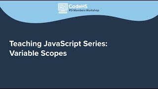 Teaching JavaScript Series: Variable Scopes thumbnail