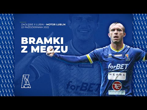 Bramki z meczu Zagłębie II Lubin - Motor Lublin (22.10.2022)