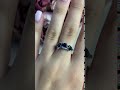 Серебряное кольцо с сапфиром 1.76ct
