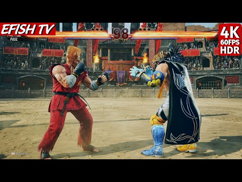 Paul Phoenix vs King (Hardest AI) - Tekken 8