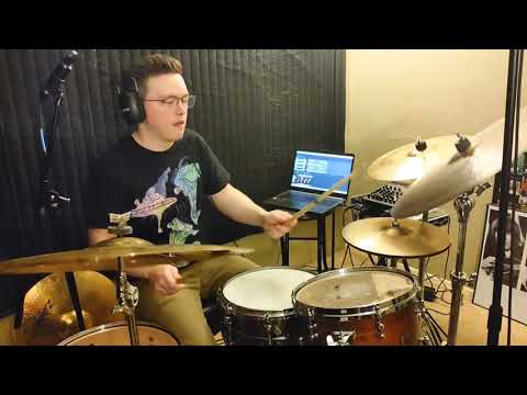 Recording drums using the "Recorder man" technique.