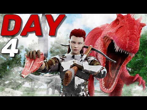 Countering OSD's and RAIDING Highlands Cave For FRIDGES Of TAMES! - Bloody Ark PvP Day 4