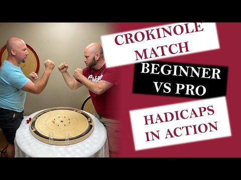 Beginner vs Pro Crokinole Match Handicaps in Action (Battle of the Balds)