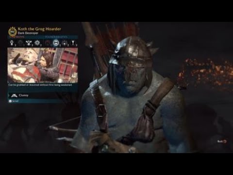 Shadow of War, When the Grog hits you hard.