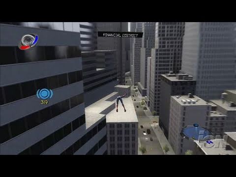 Spider-Man 3 PlayStation 3 Gameplay - Swinging Spider