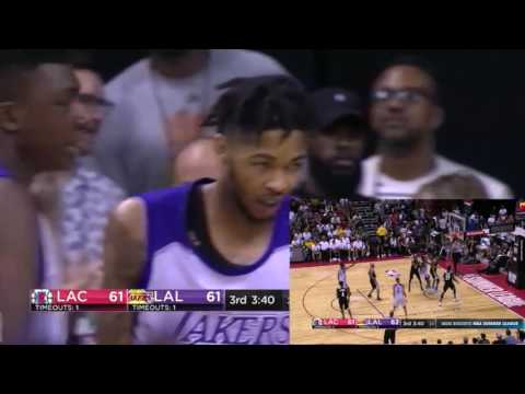 Brandon Ingram Full Highlights vs Clippers 2017/07/07-26 Pts 3 Reb 3 Stls 2 Blks, CRAZY!
