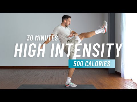 30 Min Intense HIIT Workout for Fat Loss - Full Body Cardio, No Equipment, No Repeat