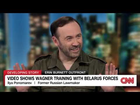Ilya Ponomarev with CNN's Erin Burnett, July 20, 2023