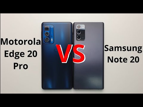 Motorola Edge 20 Pro vs Samsung Note 20 SPEED Test