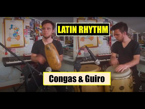 LATIN RHYTHM - Montuno with Congas and Guiro