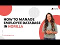 How to Manage Employee Database in Horilla HR Software