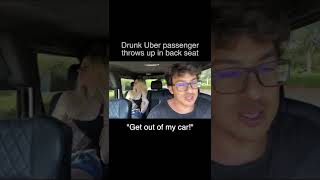 Uber Passenger Throws Up &amp; Gets Kicked Out!